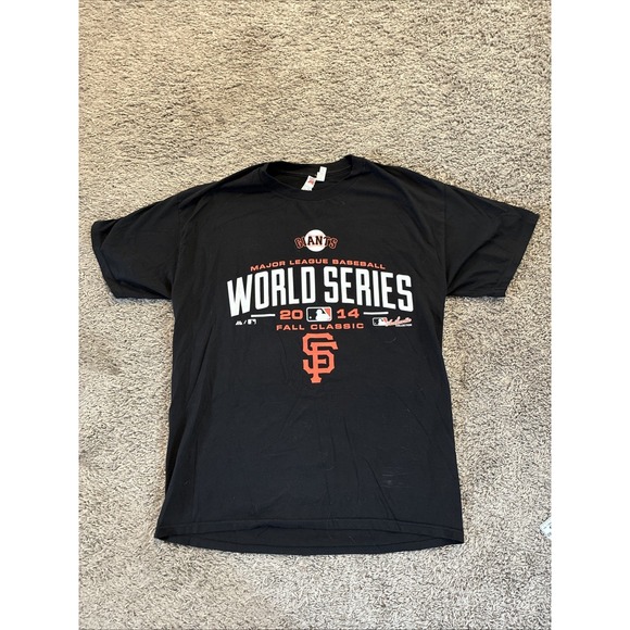 Alstyle Other - San‎ Francisco Giants World Series Champions Orange T Shirt Men's Large L 2014